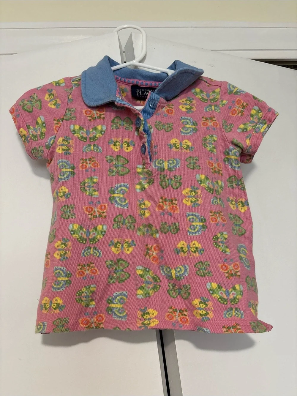 Butterfly Polo Shirt by The Children's Place 24 month vintage 90s